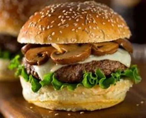 Mushroom Cheese Burger